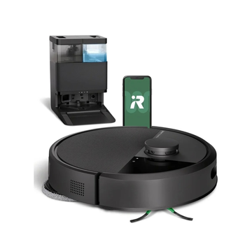 Aspirador Robô IROBOT Roomba Plus 405 Combo + Base Autowash (Autonomia: 180 min - Preto)