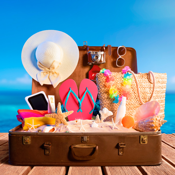 Já fez a mala para as suas férias? 