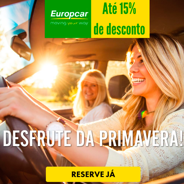 Europcar tem descontos de Primavera! Venha descobrir!